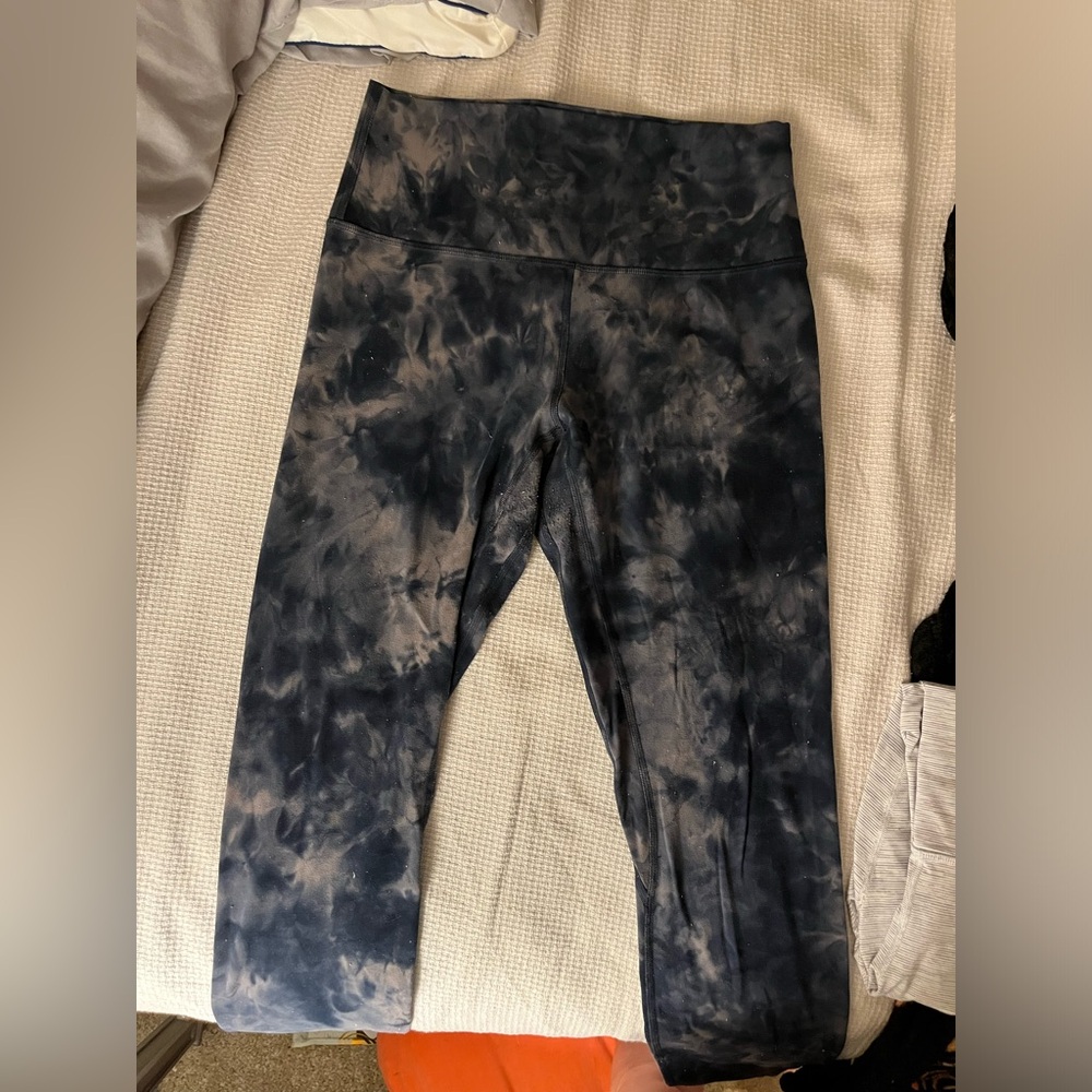 Lululemon dark tie dye leggings